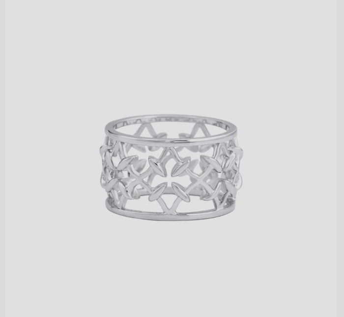 Natalie Wood Believer Ring- Silver