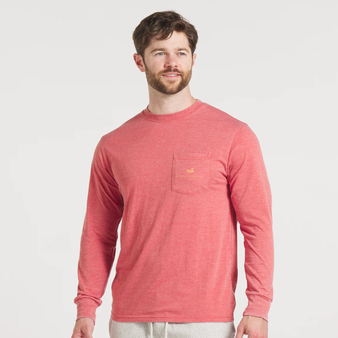 Southern Marsh LS Seawash Tee - Rodeo Rider