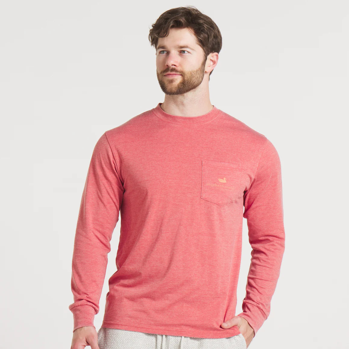 Southern Marsh LS Seawash Tee - Rodeo Rider