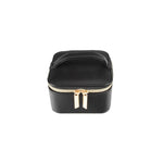 Leah Travel Jewelry Case With Pouch - Black