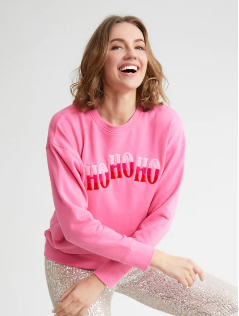 HoHoHo Pink Sweatshirt