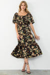 Chloe Smocked Floral Dress