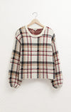 Z Supply Solange Plaid Sweater