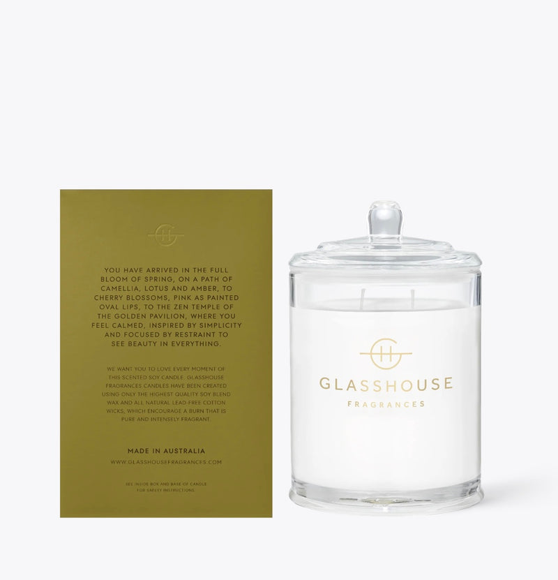 Glasshouse Fragrance Kyoto in Bloom 13.4 oz Candle