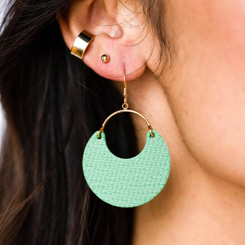 Nina Earrings in Cool Jade