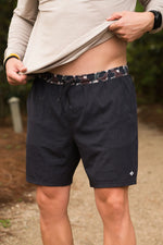 Burlebo Athletic Shorts in Black w/ Throwback Camo Liner