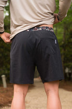 Burlebo Athletic Shorts in Black w/ Throwback Camo Liner