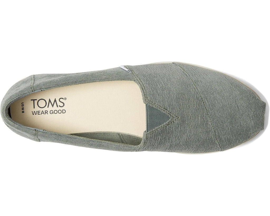 Toms Alp Midform Bonsai Green Corduroy Shoes