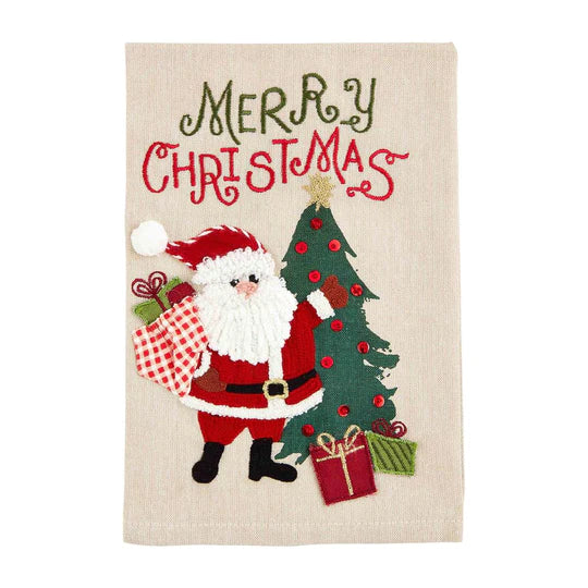 Merry Christmas Embroidered Towels