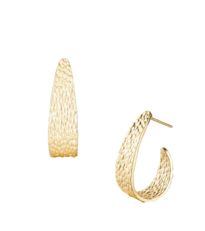 Natalie Wood She’s Spicy Mini Hoop Earrings in Gold