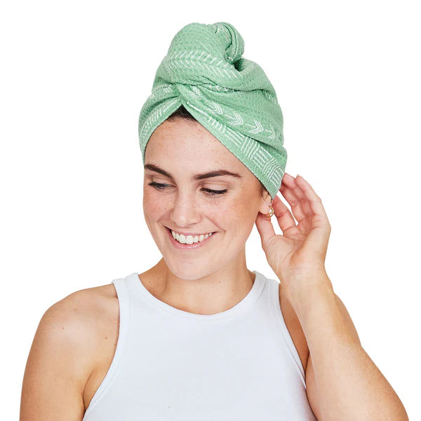 Dock & Bay Hair Wrap in Hideaway Green