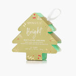 Spongelle Holiday Tree Ornament “Bright” Infused Buffer