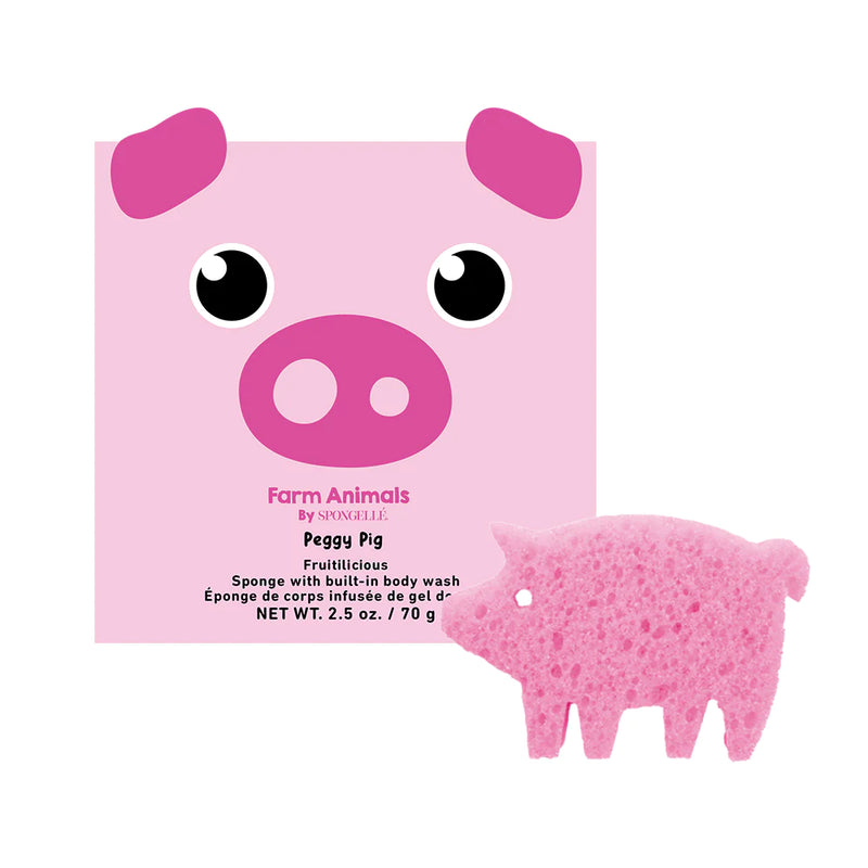 Spongelle Farm Animals “Peggy Pig” Sponge