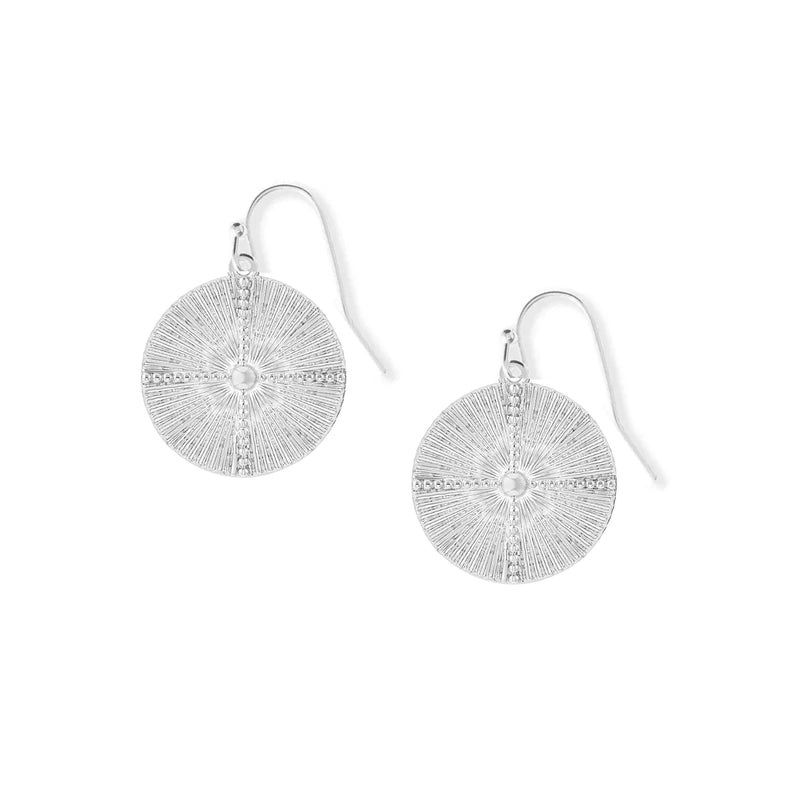 Natalie Wood Walking On Sunshine Drop Earrings Silver