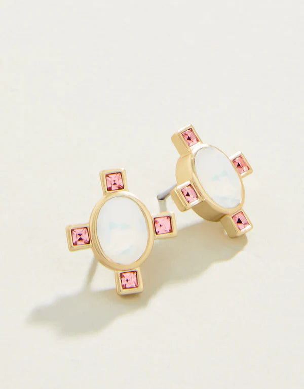 Spartina Duchess Stud Earrings White Opal