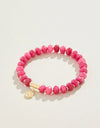 Spartina Stone Stretch Bracelet Pink