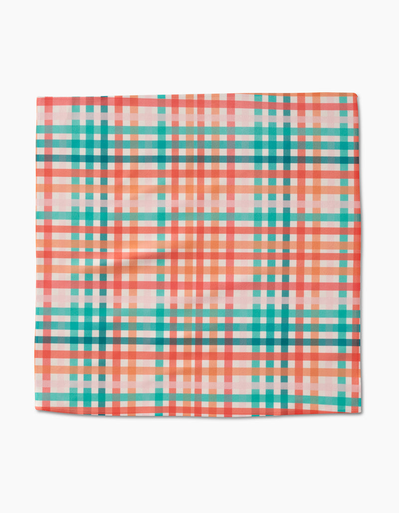 Geometry Pick Me Gingham Dinner Napkin Set