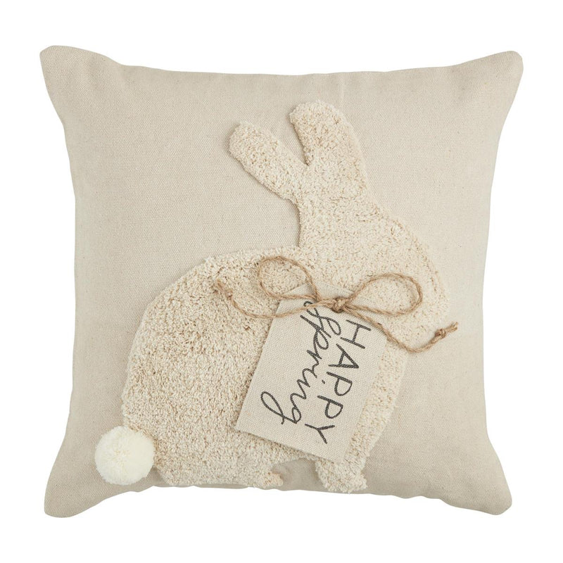 Bunny Square Tufted Pillow