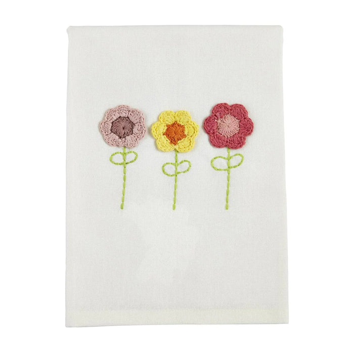 Flower Crochet Towel