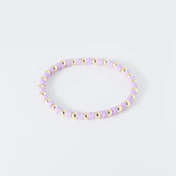 Coastal Grit Sunshine Bracelet Lavender