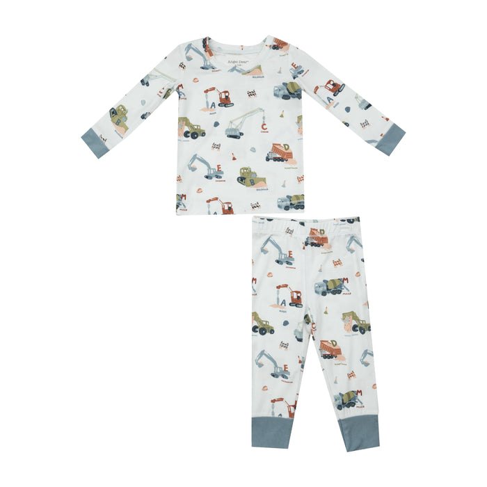 Angel Dear Construction Alphabet Loungewear Set