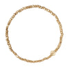 Mini Metal Mixed Beads Stacking Bracelet in Gold