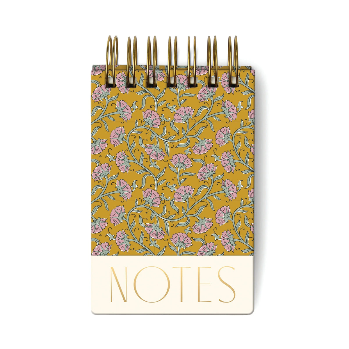 Chunky Notebook in Gold Vintage Floral