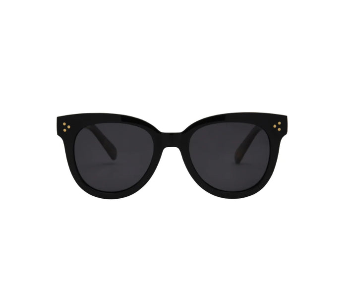I Sea Cleo Sunglasses in Black/Smoke