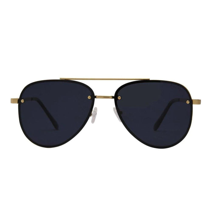 I Sea River Sunglasses in Gold/Smoke