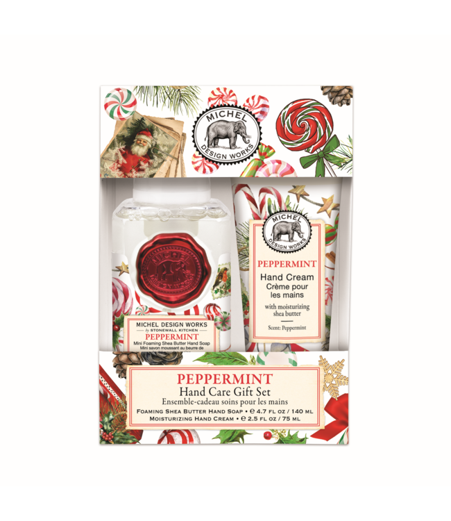 Michel Design Works Peppermint Hand Care Gift Set