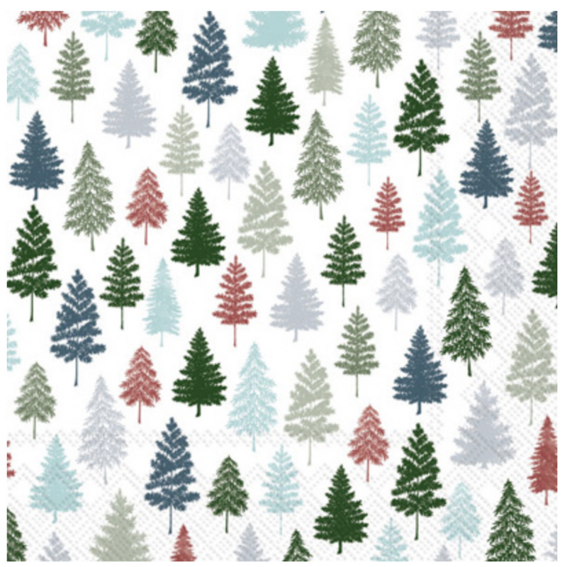 Nordic Forest Cocktail Napkins