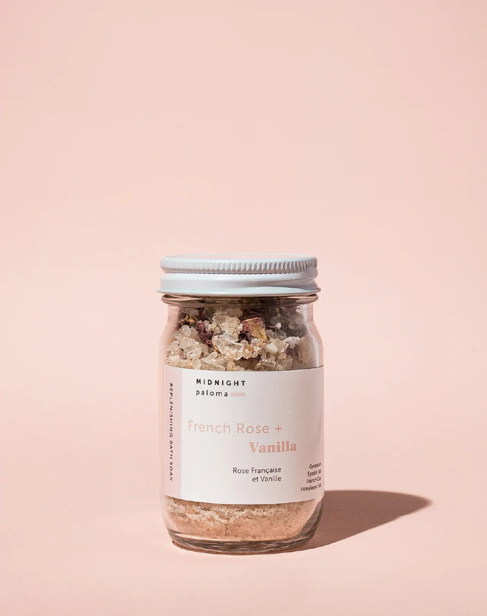 French Rose + Vanilla Bath Soak- 4oz