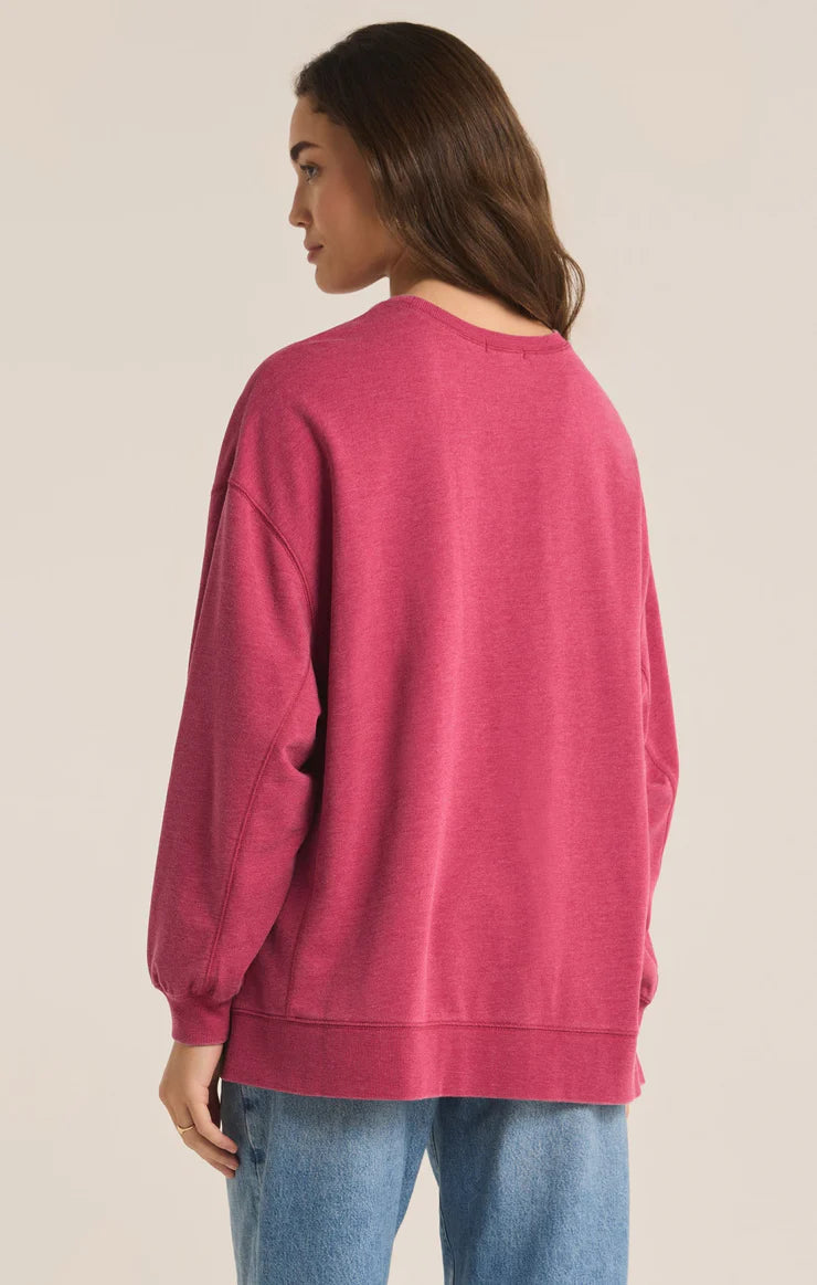 Modern Weekender Sweatshirt - Cactus Flower