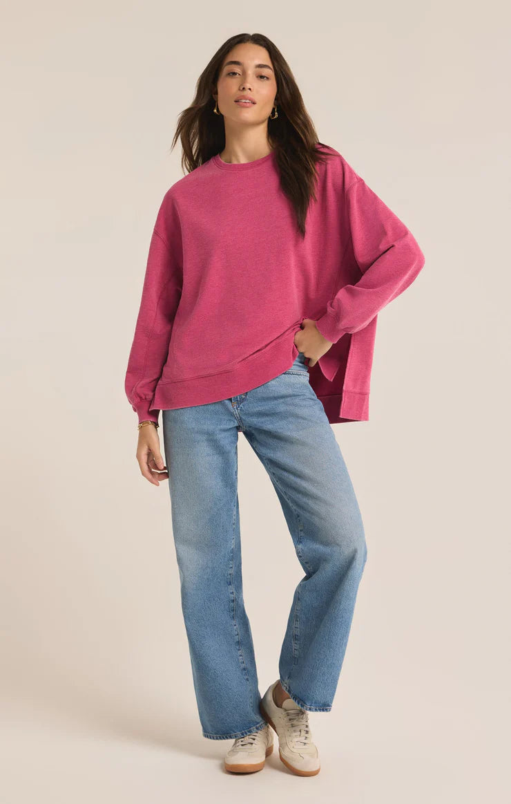 Modern Weekender Sweatshirt - Cactus Flower