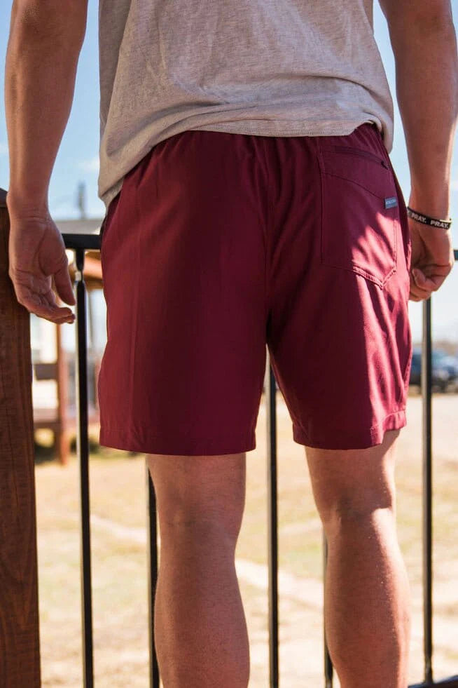 Burlebo Maroon Everyday Shorts