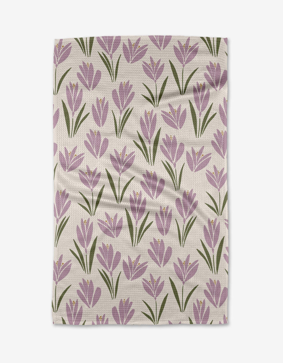 Geometry Tulip Bulbs Tea Towel