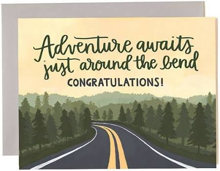 Adventure Awaits Greeting card