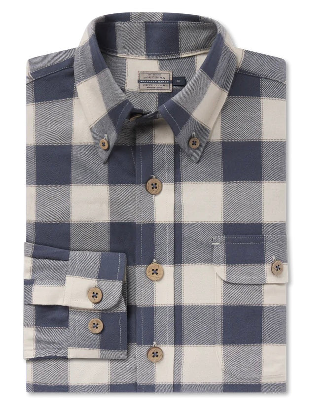 Southern Marsh Fayetteville Gingham Flannel Shirt