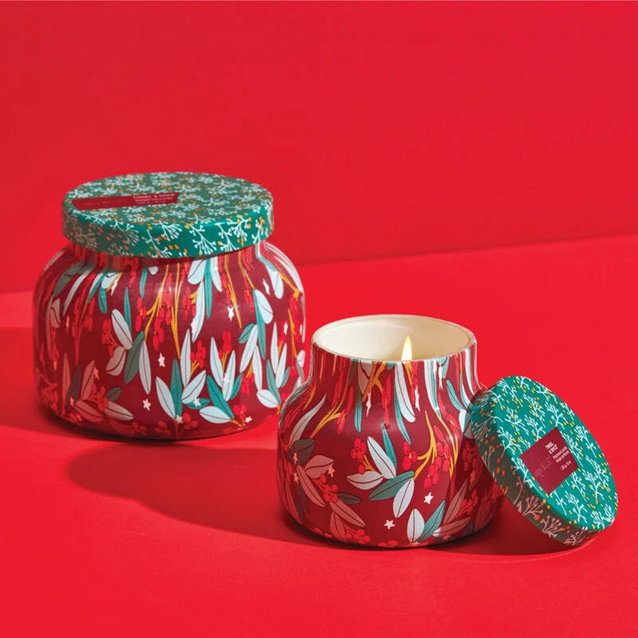 Capri Blue Tinsel & Spice Pattern Play Holiday Candle