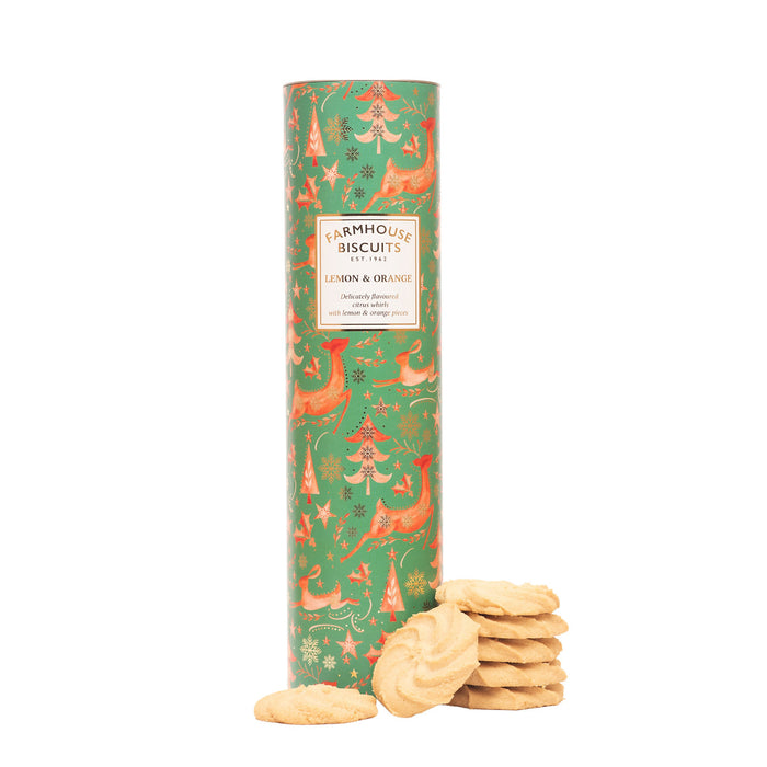 Farmhouse Biscuits Winter Animals Giant Tube Biscuits