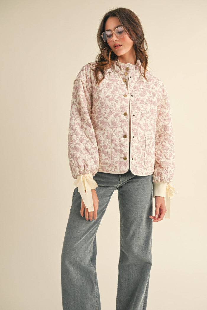 Sloane Floral Quilted Jacket