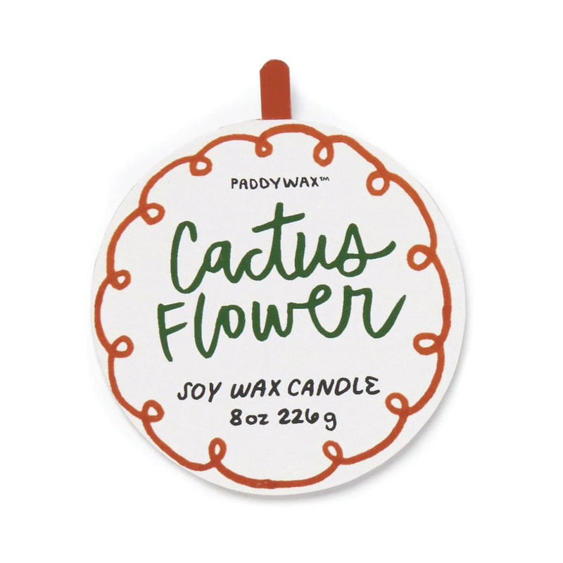 A Dopo 8 oz “Flower” Ceramic Candle - Cactus Flow