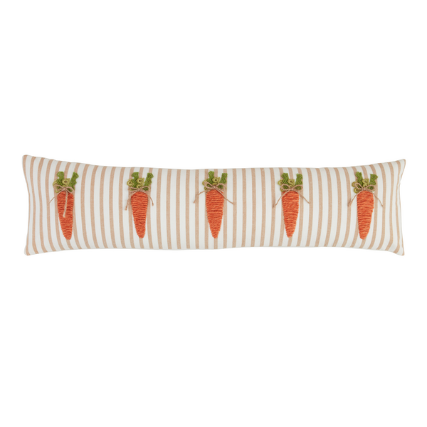 Long Striped Carrot Pillow