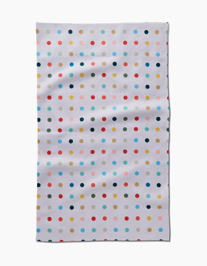 Geometry Retro Dot Tea Towel