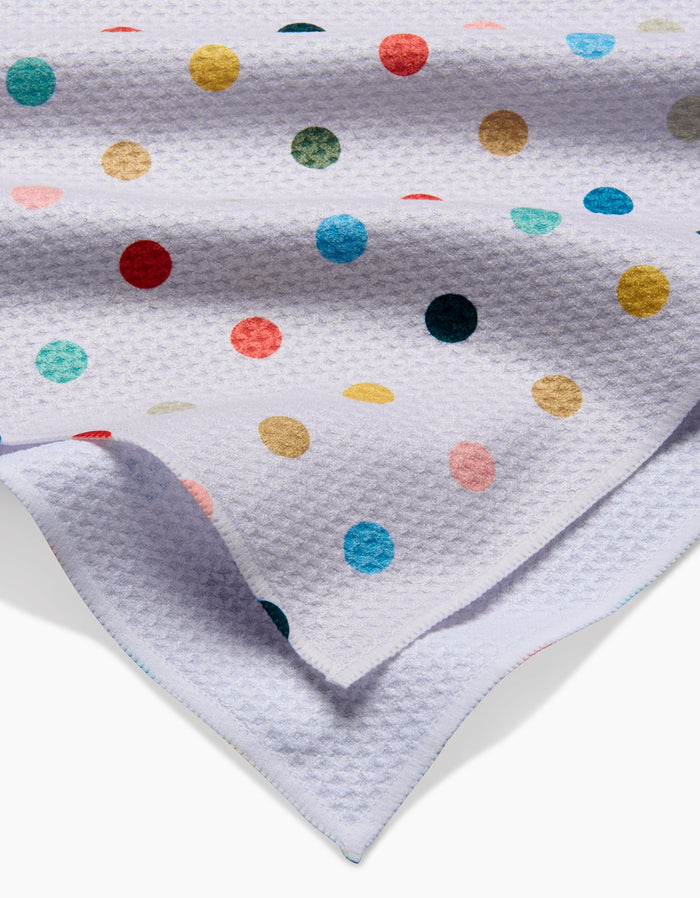 Geometry Retro Dot Tea Towel