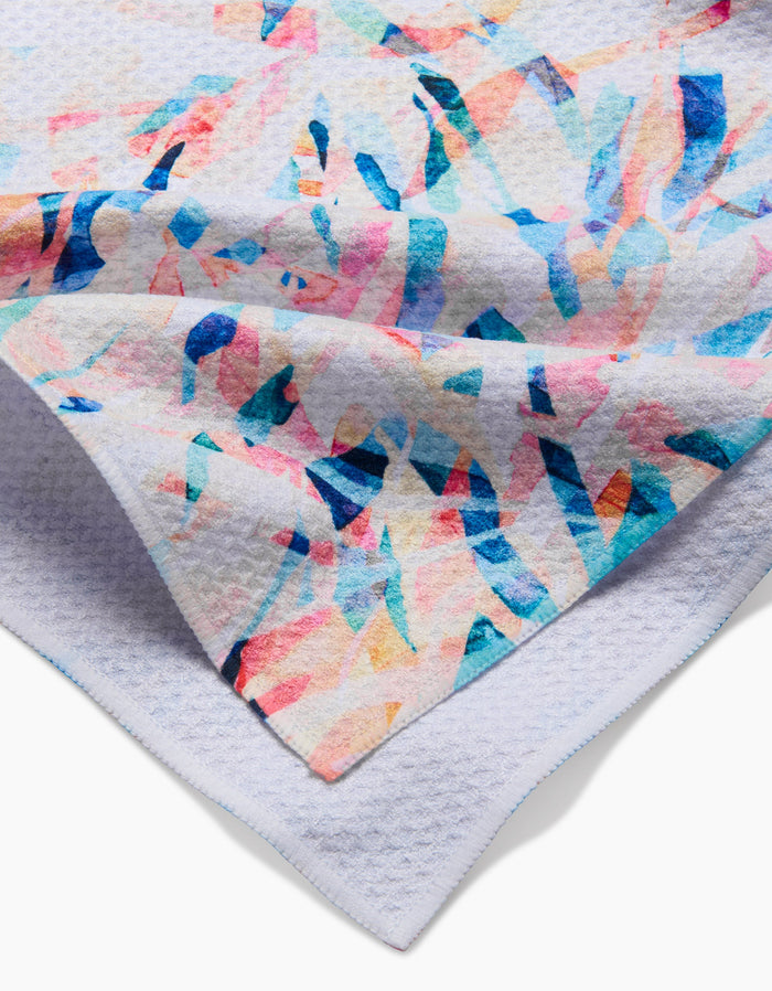 Geometry Abstract Jungle Tea Towel