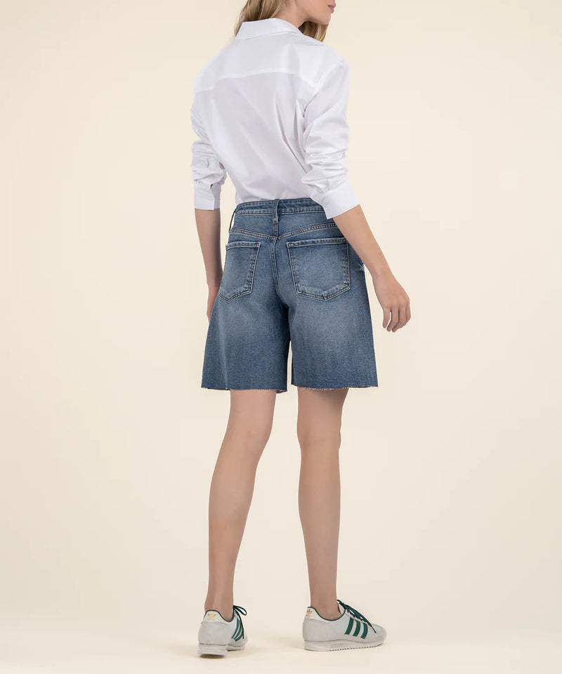 Kut From the Kloth Hailey High Rise Bermuda Shorts