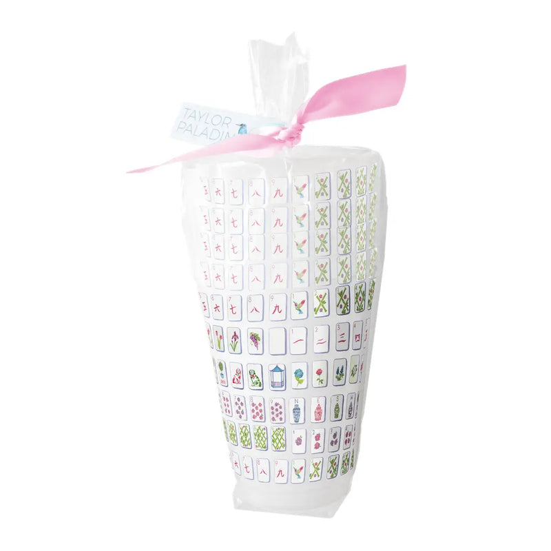 Mahjong Frosted Cups