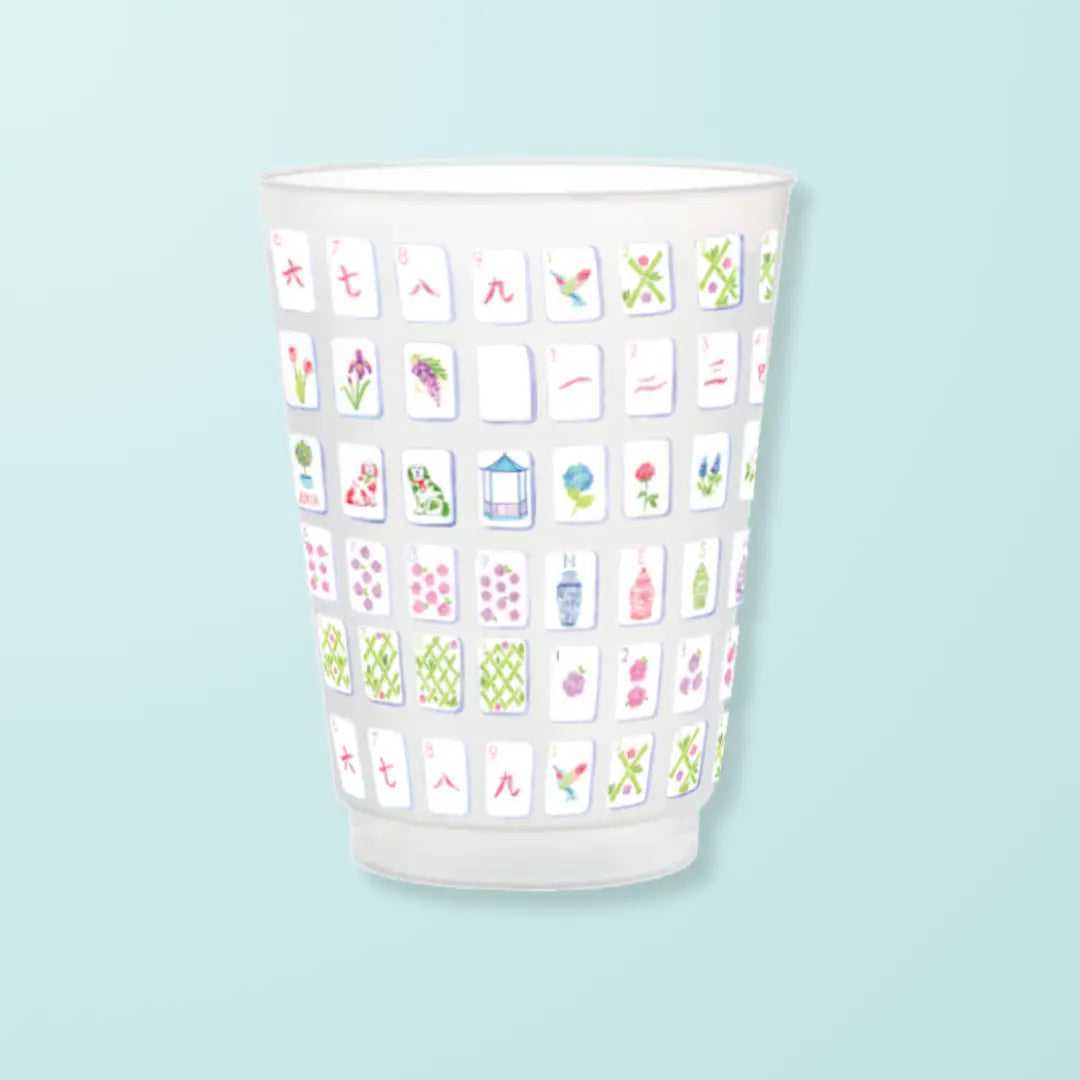 Mahjong Frosted Cups