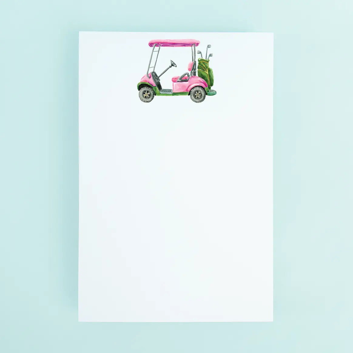 Golf Cart Notepad